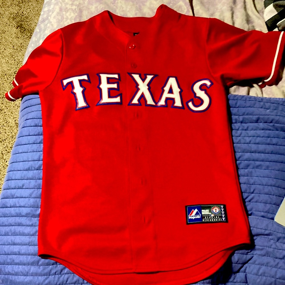 texas jersey red size men small